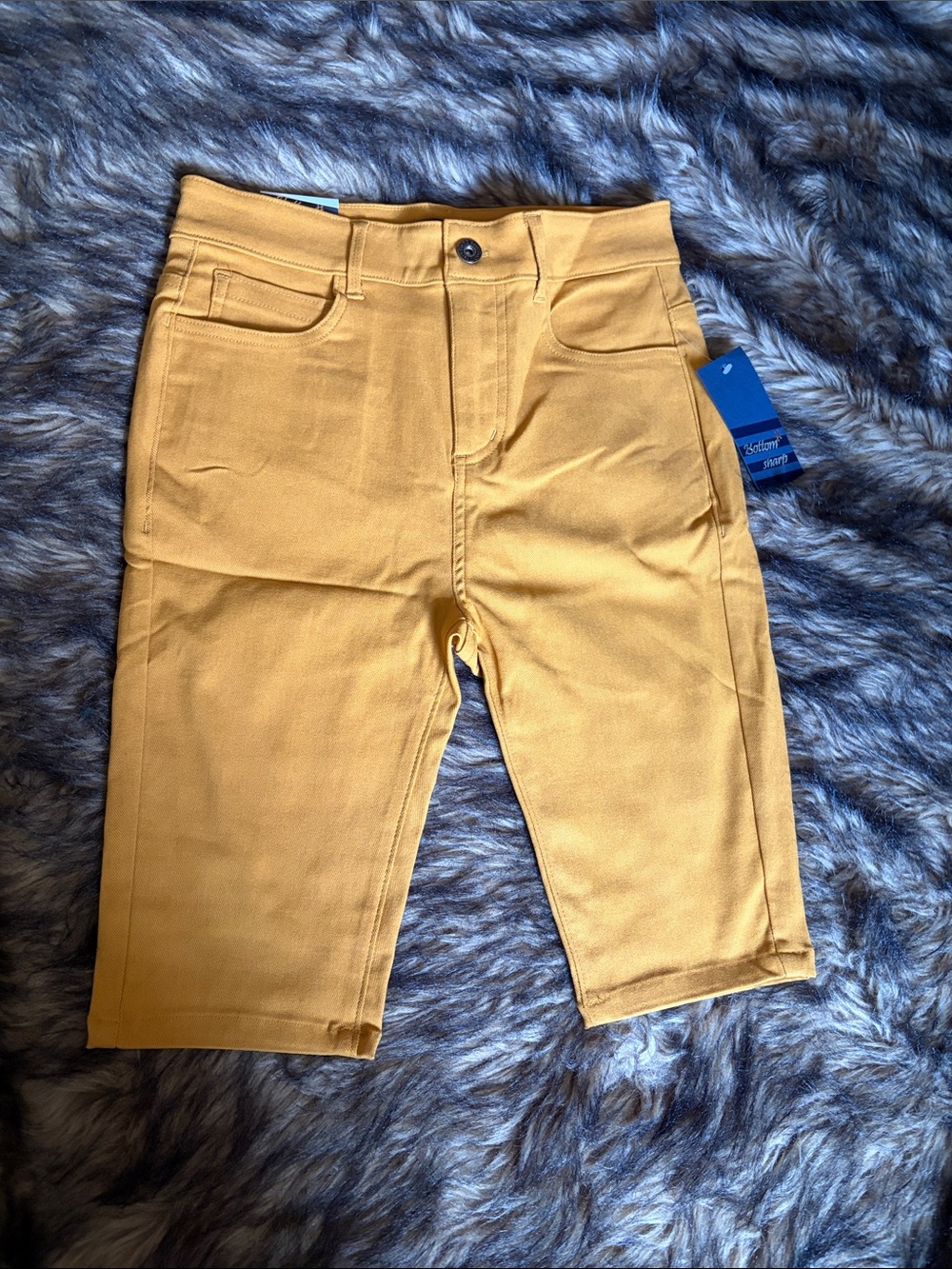 Bottom Sharp Super Stretch Butt Lifting Mustard Yellow Skinny High waist Size S